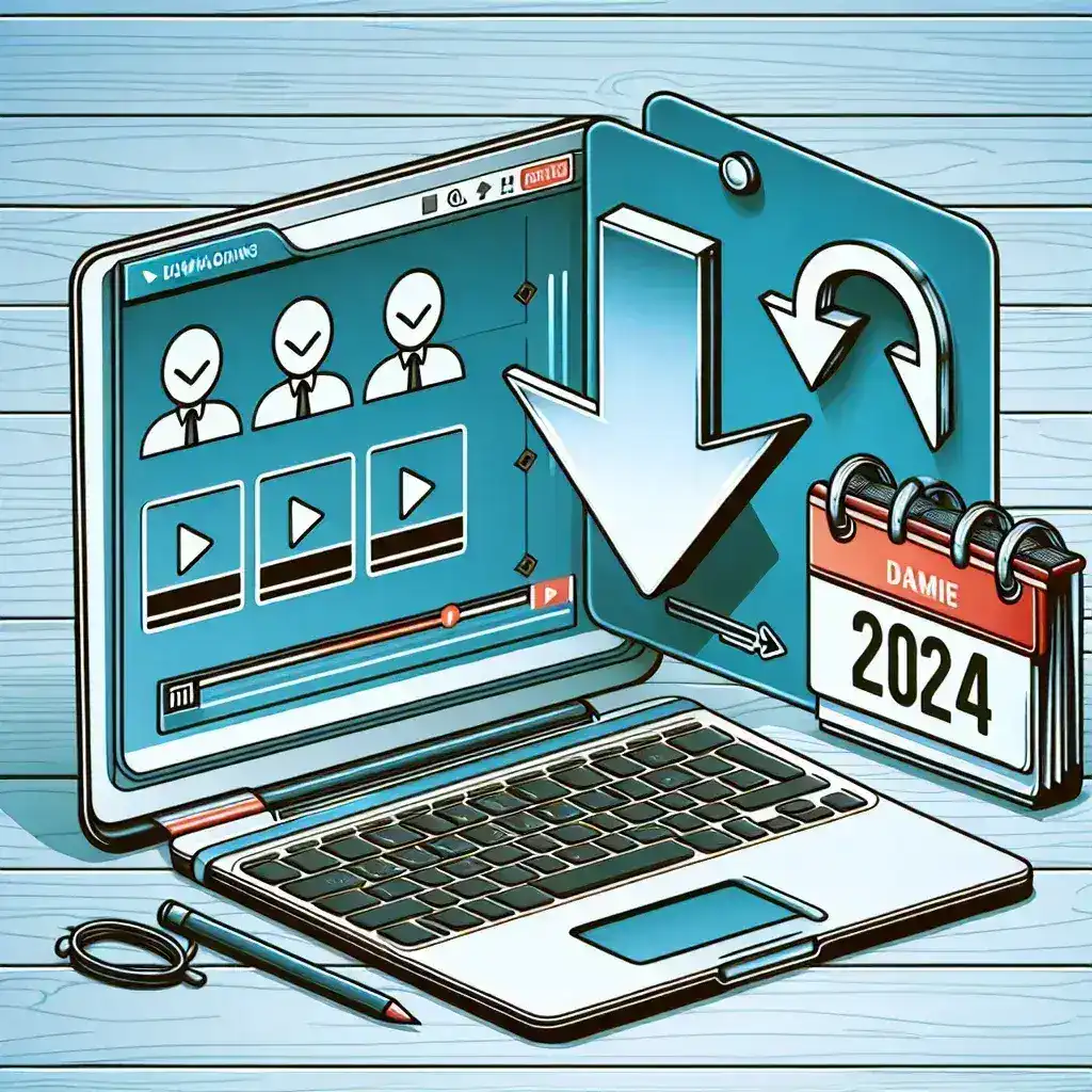 "Guía completa para descargar videos de YouTube en 2024: Imagen ilustrativa mostrando el proceso de descarga en diferentes dispositivos, incluyendo PC y smartphones."